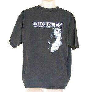 Vintage ERIC GALES BAND Tshirt, XL, Wash fade, Black, 2 Sided, Short sleeves